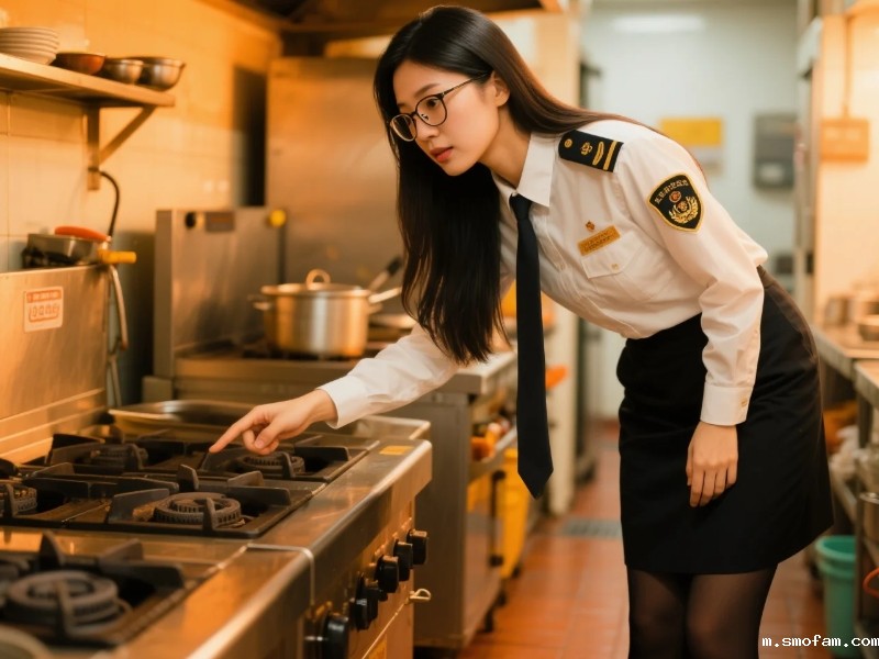 餐饮业后厨卫生监督执法现场图